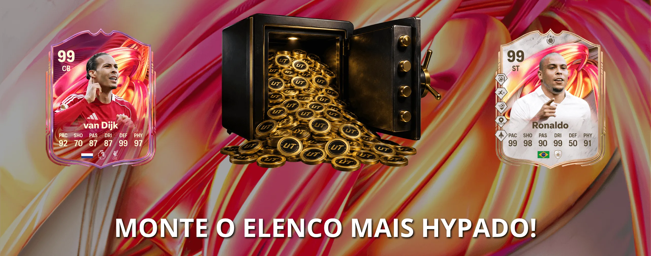Monte o elenco mais hypado — FutHype
